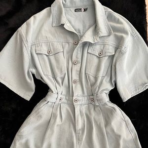 BooHoo Utility Romper